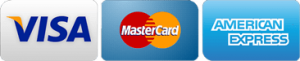 Visa Mastercard American Express Card Accepted